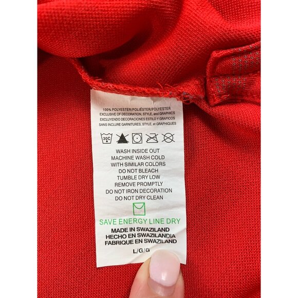 Majestic Polo Shirt Men's Large Red St. Louis Cardinals Logo On Chest Baseball - Picture 11 of 13